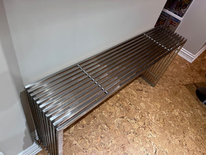 Chrome Stainless Steel Console Table