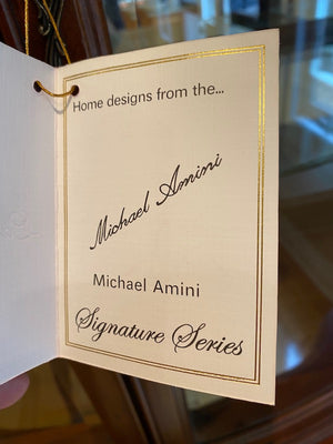 "AICO Michael Amini"- La Francaise Signature Series China Cabinet With Touch Lighting (*LIKE NEW)