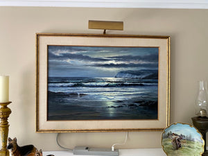 Original Framed & Signed Painting "Ocean Scene" by F. Knight