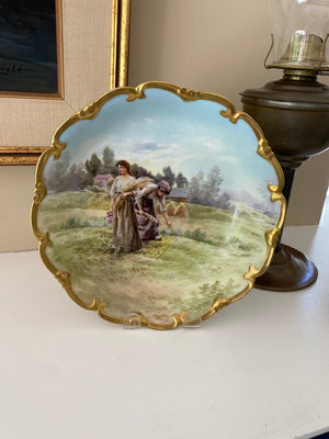 Imperial Crown China Austrian Decorative Plate
