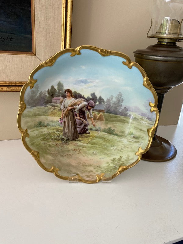 Imperial Crown China Austrian Decorative Plate