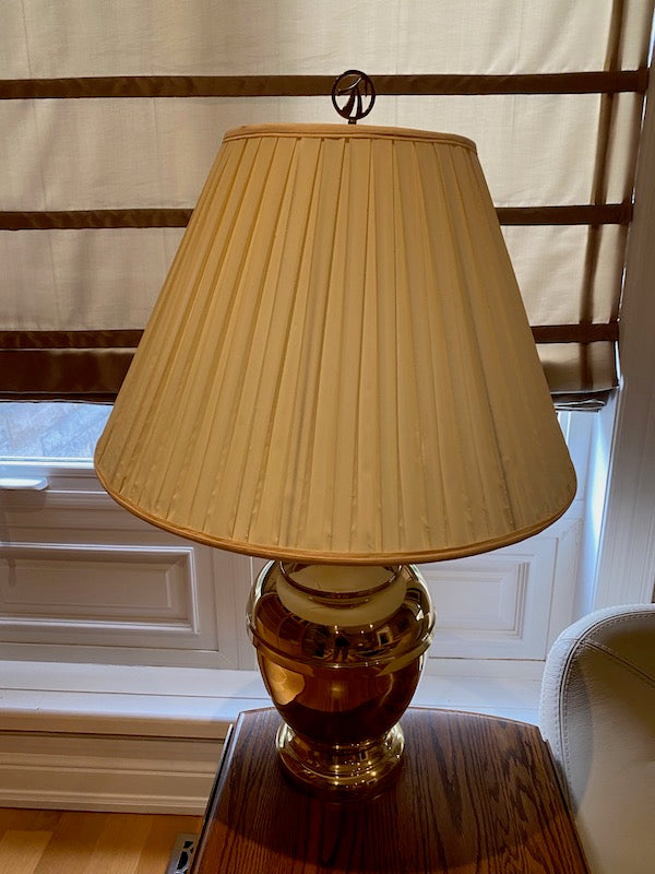 Pair of Vintage Brass Micheline Table Lamps