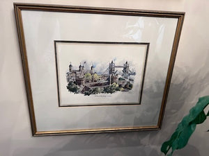 3 Prints- England Landmarks by Kenneth A Bromley