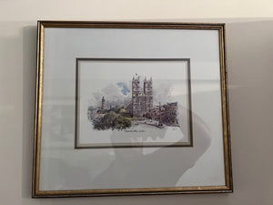 3 Prints- England Landmarks by Kenneth A Bromley