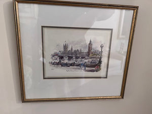 3 Prints- England Landmarks by Kenneth A Bromley