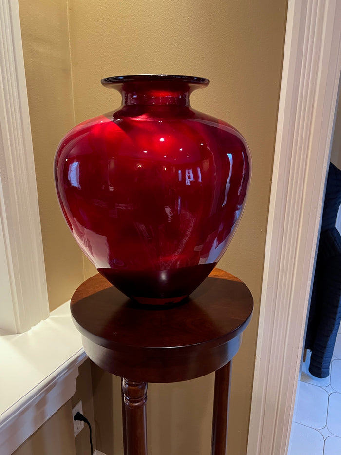 Red Vase, Made in Spain