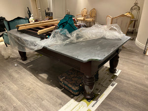 Dufferin Leisure Ltd- 8ft Pool Table (*disassembled- includes all parts- good condition).