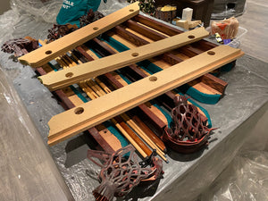 Dufferin Leisure Ltd- 8ft Pool Table (*disassembled- includes all parts- good condition).