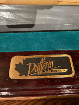 Dufferin Leisure Ltd- 8ft Pool Table (*disassembled- includes all parts- good condition).