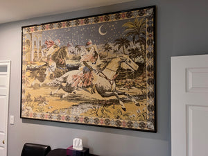 Persian Wool Fine Art Wall Carpet