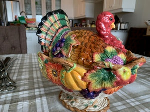 Fitz & Floyd Tureen and Lid Turkey