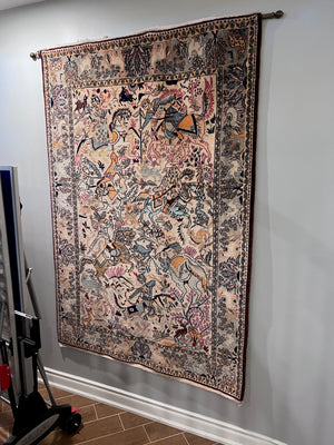Persian Rug, Made in Iran, Wall Rod