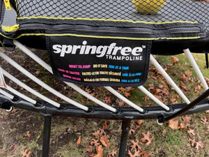 Springfree Trampoline R79 10' ROUND, with 'FlexrHoop' (Retail $1900)
