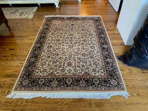 100% Wool Persian Rug- 4ft x 6ft
