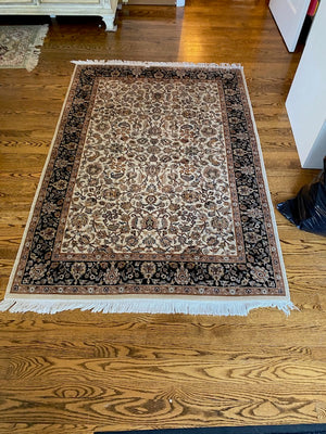100% Wool Persian Rug- 4ft x 6ft