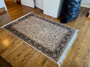 100% Wool Persian Rug- 4ft x 6ft