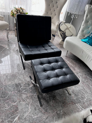 Barcelona Chair + Ottoman