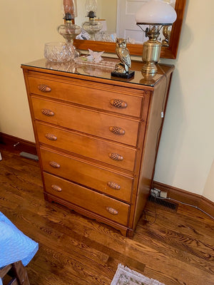 Puritan Maple Highboy Dresser