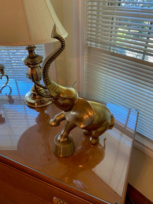 Brass Elephant Decor