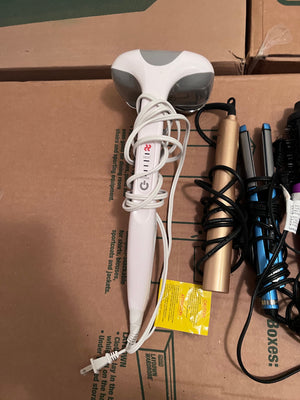 Blow Dryer, Straightener, Curler & Back Massager Lot