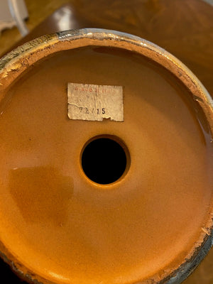 Ceramic Owl Decor with Gold Finish