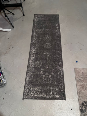 Unique Loom Sofia Collection 6ft Gray Runner