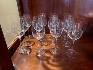 12 Luigi Bormioli Wine Glasses