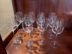 12 Luigi Bormioli Wine Glasses