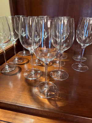 12 Luigi Bormioli Wine Glasses