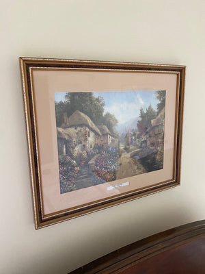 "Cottages by the Leat" by Daniel Sherrin Print