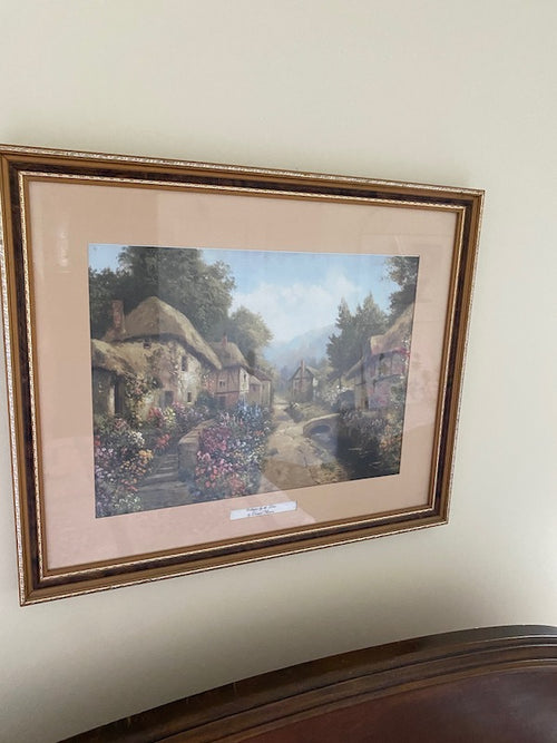 "Cottages by the Leat" by Daniel Sherrin Print