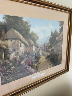 "Cottages by the Leat" by Daniel Sherrin Print