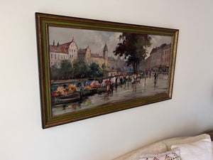 Original Oil Painting- European Scene