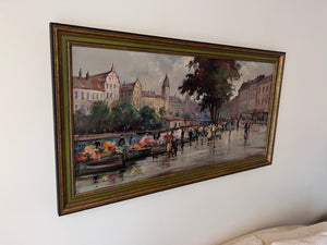 Original Oil Painting- European Scene