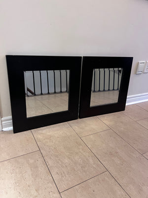 2 Small 'Graphiti' Black Mirrors