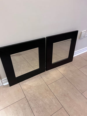 2 Small 'Graphiti' Black Mirrors