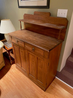 Antique Oak Hutch