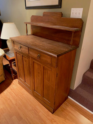Antique Oak Hutch