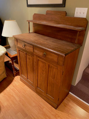 Antique Oak Hutch