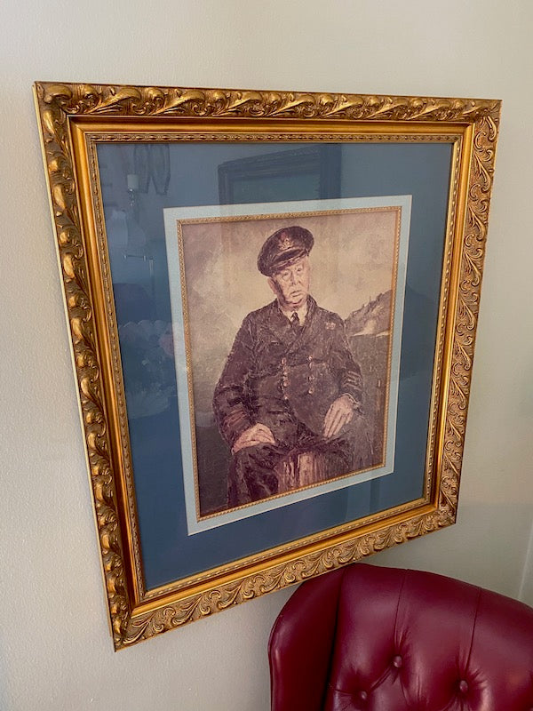 Vintage "Military General" Framed Print