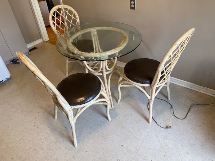 Breakfast Table + 3 Chairs