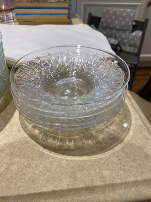 5 Edinburgh E & L Crystal Plates