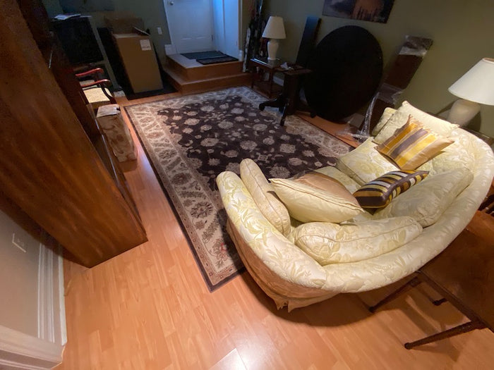 The Monte Carlo Series, Mocha/Ivory Machine Made Rug- 8ft x 11ft