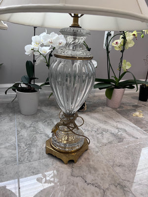 Pair of Glass Table Lamps