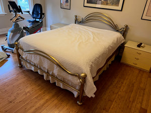 "Cantu Furniture" Authentic King Brass Bed (COA Included)