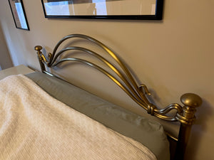 "Cantu Furniture" Authentic King Brass Bed (COA Included)