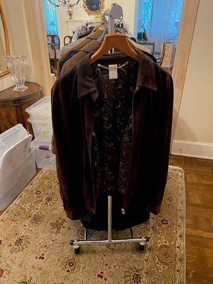 Men's Goatskin & Silk Coat, Made in Italy