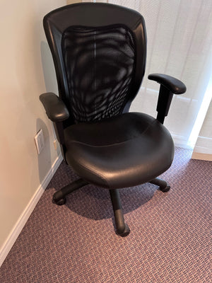 Black Leather Office Chair