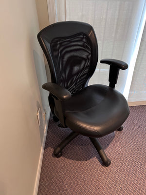 Black Leather Office Chair
