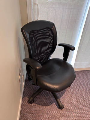 Black Leather Office Chair